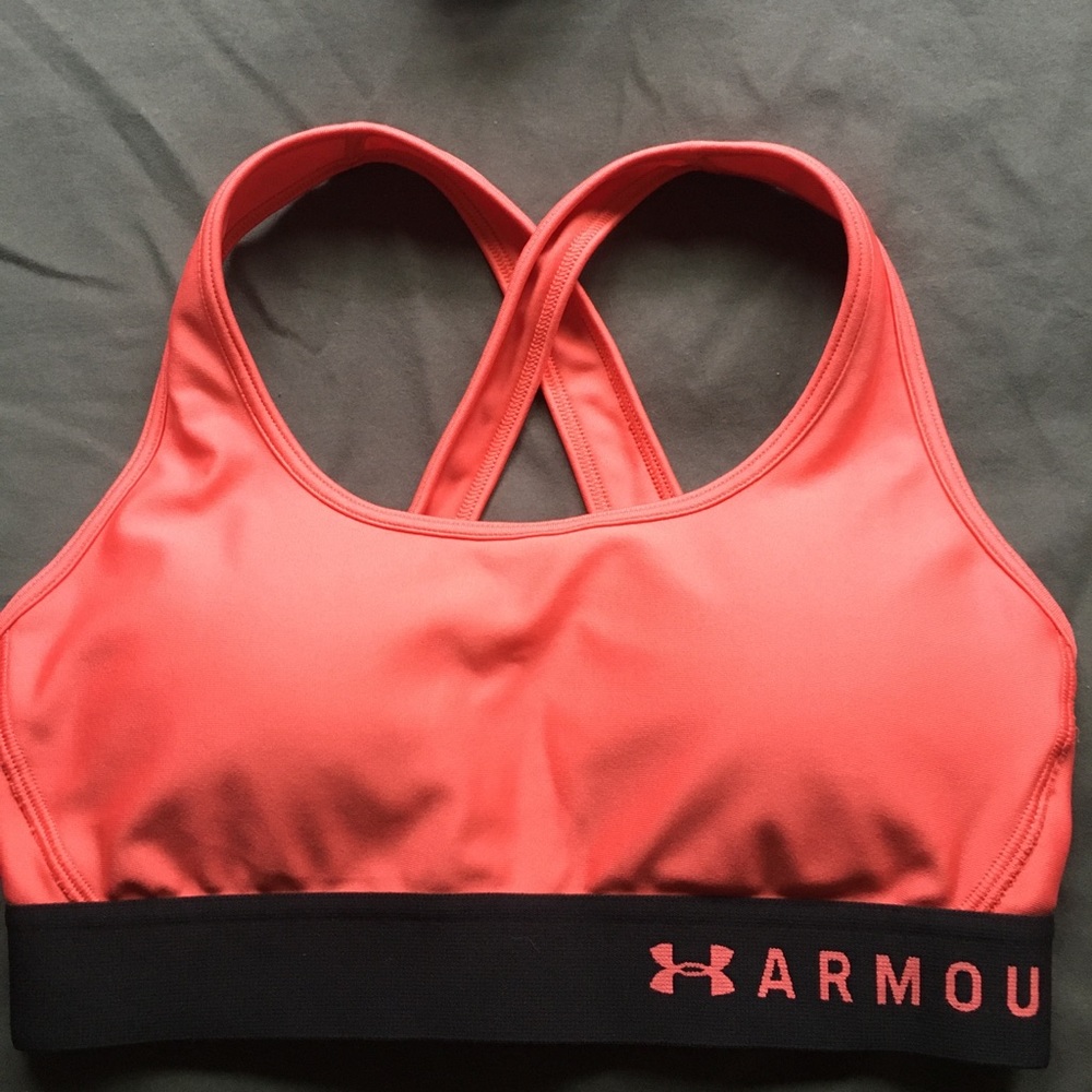 Coral UnderArmour Sports Bra